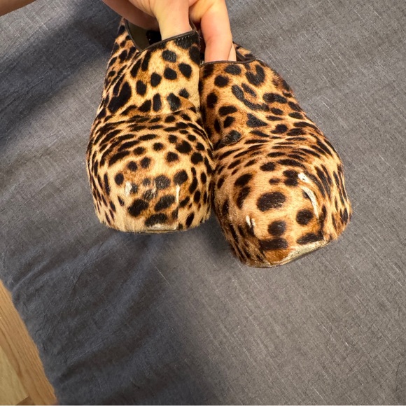Brian Atwood | Pony Hair Cheetah print booties | size 38 - Picture 3 of 6
